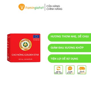 Cao sao vàng golden star xoa nóng cho người lớn