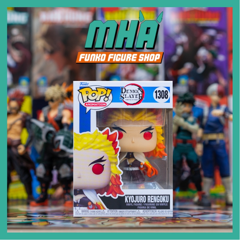 Chính Hãng Funko Pop: Demon Slayer - Mô Hình Rengoku #1308