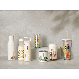 Ly Starbucks Cold Cup 20Oz (591ml) Savannah Animals