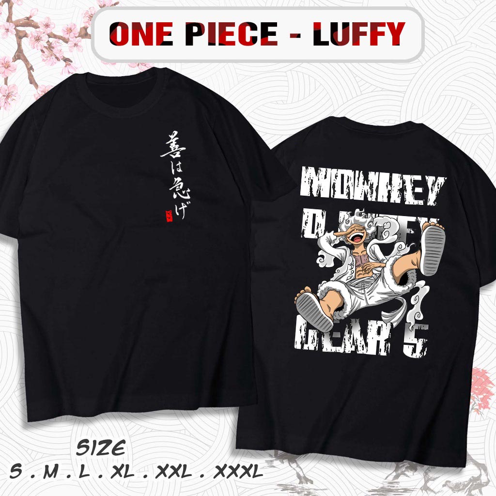 Áo One Piece mẫu mới, Áo Anime in hình Luffy Gear 5, Zoro, D.Ace, Sanji cực ngầu, chất Thun 4 chiều