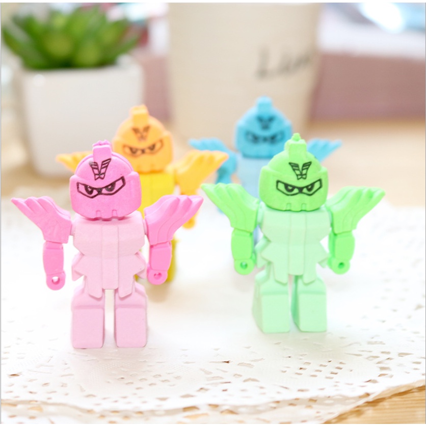 Tẩy Bút Chì-Tẩy Ngời Máy-Tẩy Robot,Quà Tặng Cho Bé Giá Rẻ