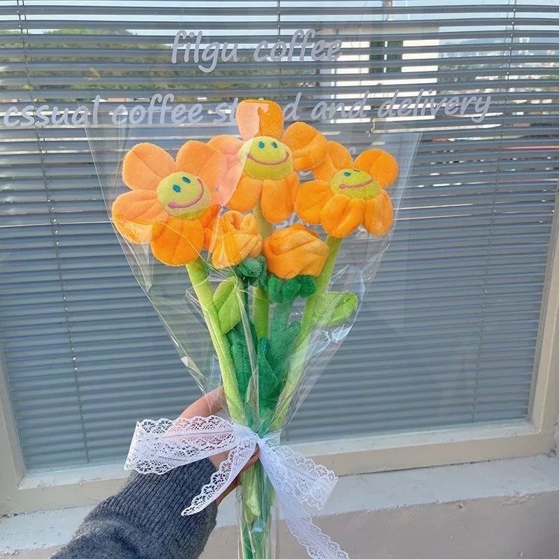 Bông hoa mặt cười vải