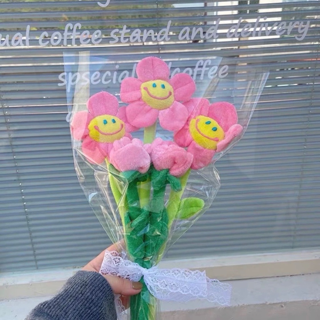 Bông hoa mặt cười vải