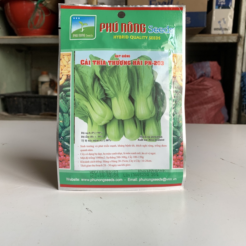 Hạt giống Cải Thìa thượng hạng PN 203