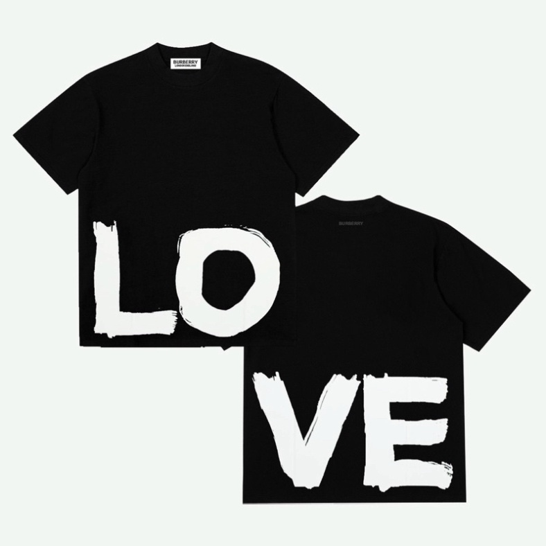 Áo Thun Burberry nữ LOVE,Chất Liệu Cotton Co Giãn 4 Chiều Hình In 5D - Áo From Dáng Unisex Nam Nữ Hottend 2023 | BigBuy360 - bigbuy360.vn