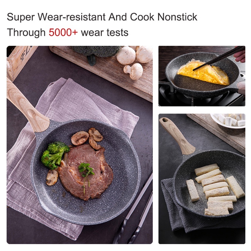 Chảo Chiên Trứng Chống Dính Kawali 20 / 24 / 28 / 32Cm