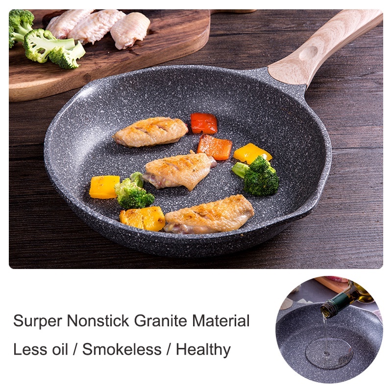 Chảo Chiên Trứng Chống Dính Kawali 20 / 24 / 28 / 32Cm