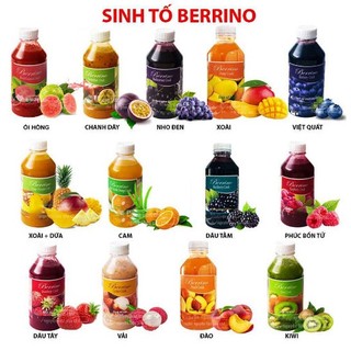 Sinh tố berino chia lẻ để test món , chai nhỏ 120ml
