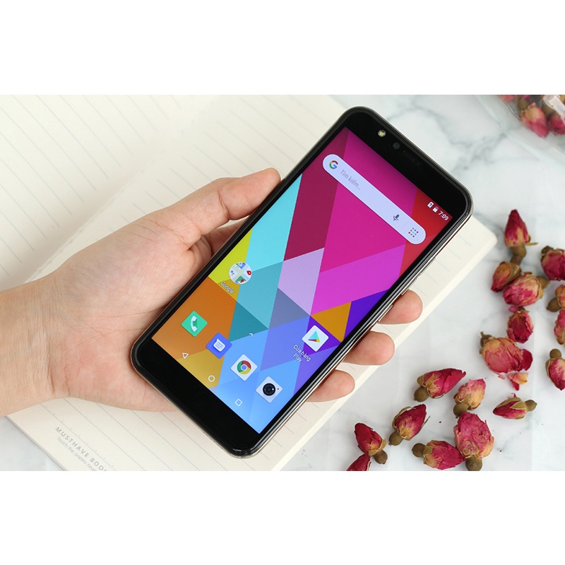 Điện Thoại Thông Minh Mobell S61 RAM 1GB ROM 16GB - MÀN HÌNH 5.5INCH- CẢM BIẾN VÂN Tay