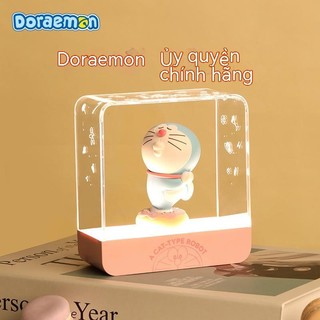Đèn Ngủ Hình Doraemon 3D Dễ Thương Dùng Trang Trí