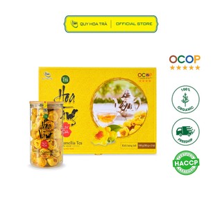 Hộp Quà Tặng Trà Hoa Vàng Cao Cấp 100g - Quy Hoa Trà