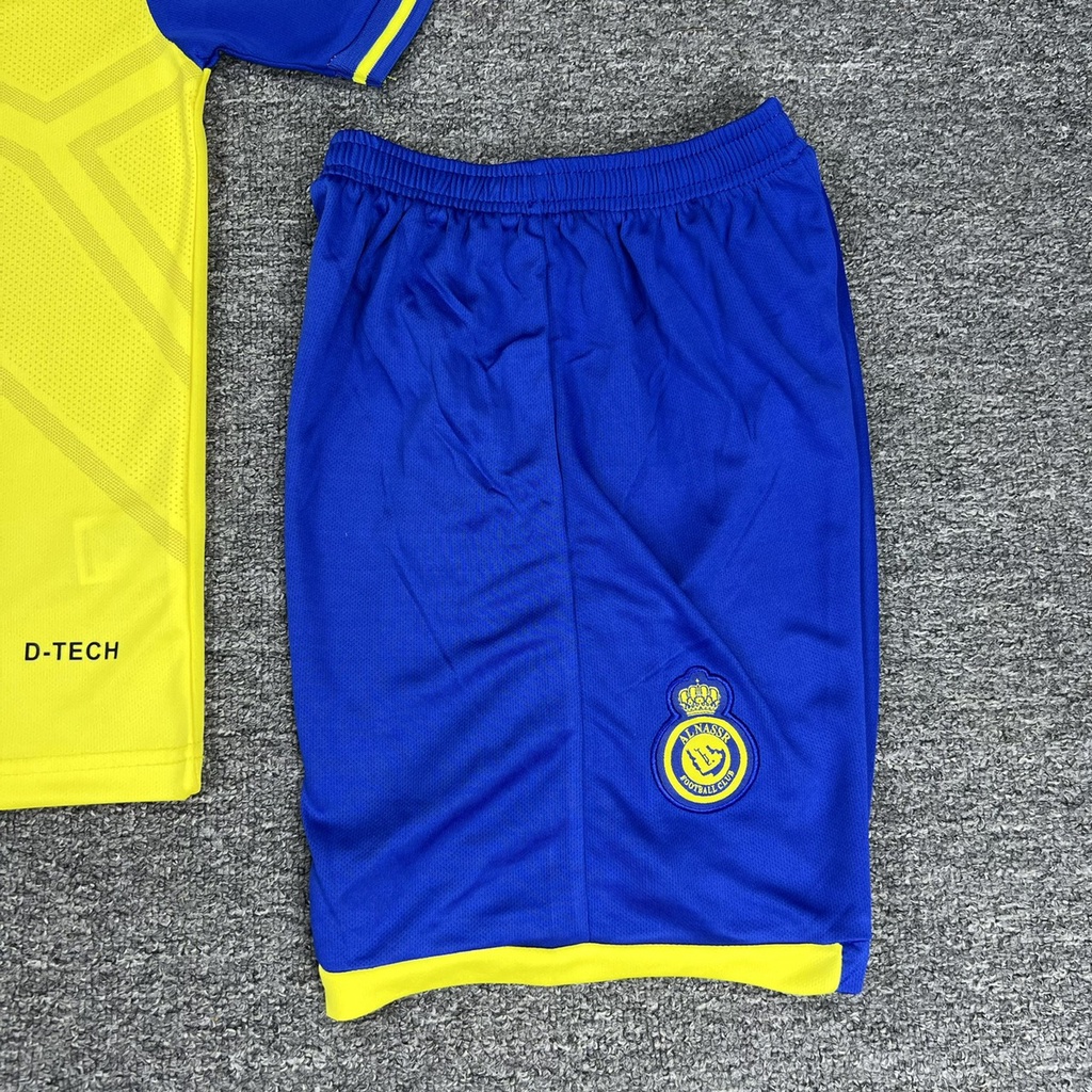 Áo quần đá bóng trẻ em 13-45kg , áo đá banh clb AL-Nassr, Ronaldo cho bé - aobongda999.vn