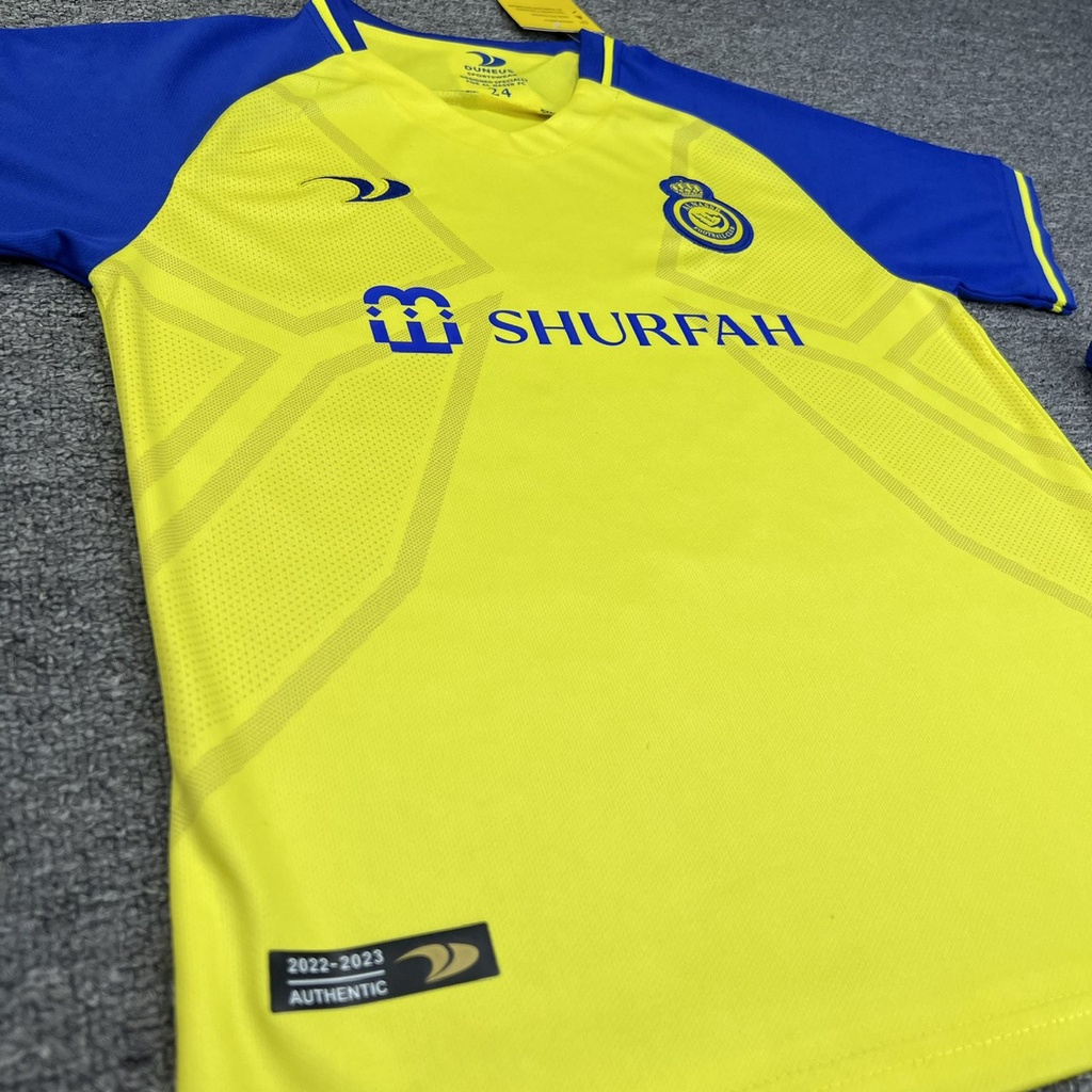 Áo quần đá bóng trẻ em 13-45kg , áo đá banh clb AL-Nassr, Ronaldo cho bé - aobongda999.vn