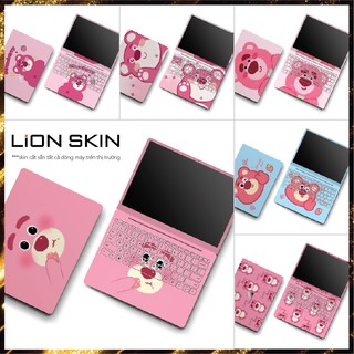 (GỬI MODEL KHI ORDER) Decal Dán Laptop Mẫu Gấu Lotso - Decal Laptop Cắt Sẵn Theo Máy Theo Dòng Máy