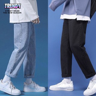 Quần jean baggy ✅ quần jean nam ống rộng ✅ dáng ống suông, rộng nam TRENDYSTORE
