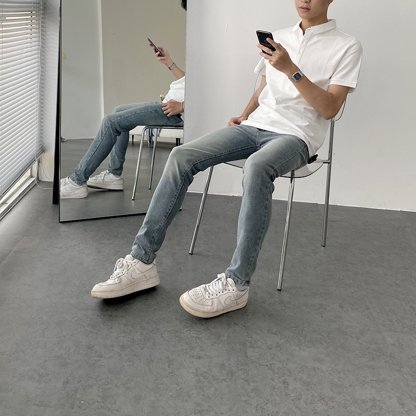 Quần jean nam skinny ✔️ chất bò co giãn ✔️ Form Slim-fit TRENDYSTORE