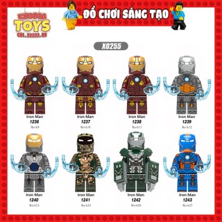 Xếp hình Minifigure Siêu anh hùng Người Sắt Iron Man - Đồ Chơi Lắp Ghép Sáng Tạo - XINH X0255