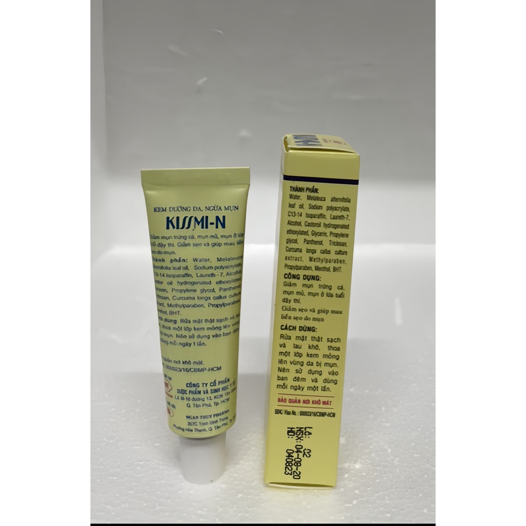 KISSMI-N - KEM DƯỠNG DA NGỪA MỤN TUÝP 10g
