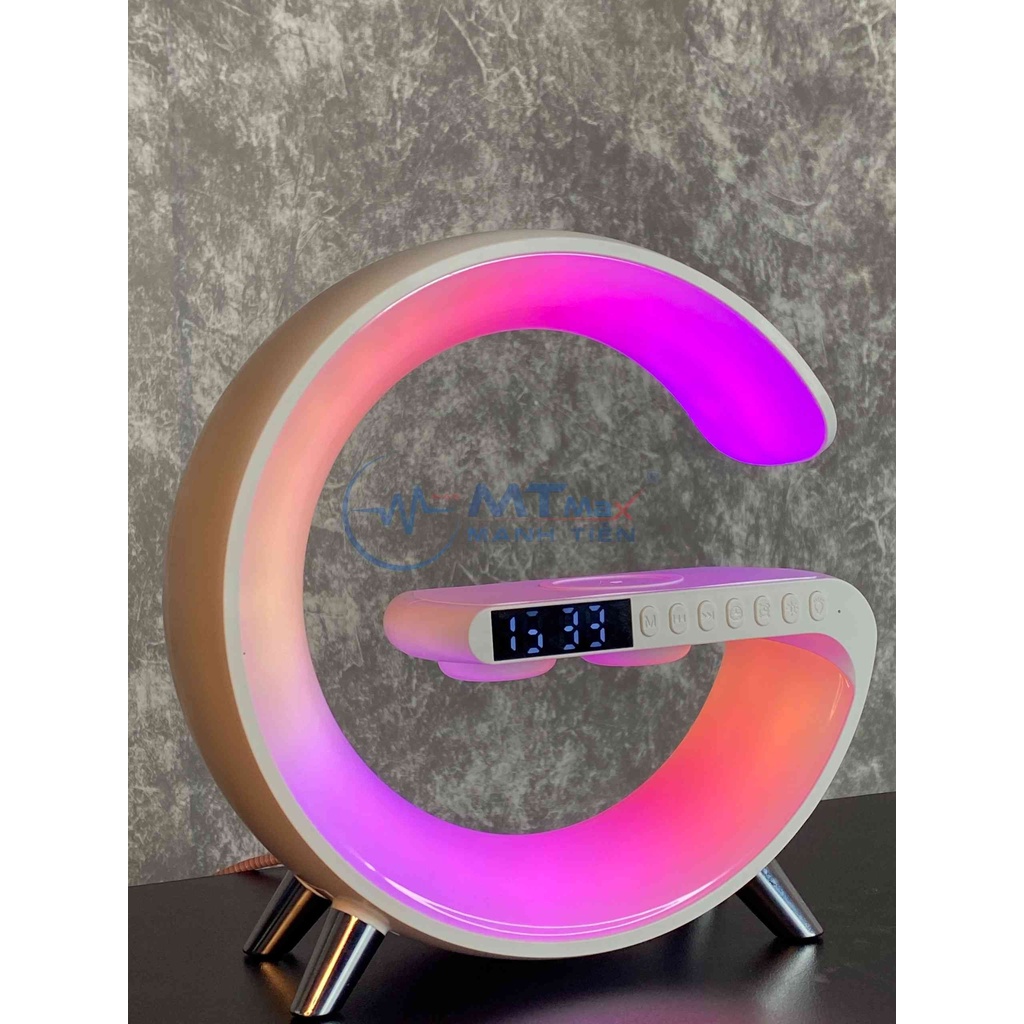 Loa Bluetooth Không Dây MTMax 256 Pro Có Đèn Điều Khiển Bằng Ứng Dụng Điện Thoại- Đèn Led-Loa-Sạc-Đồng Hồ All in one