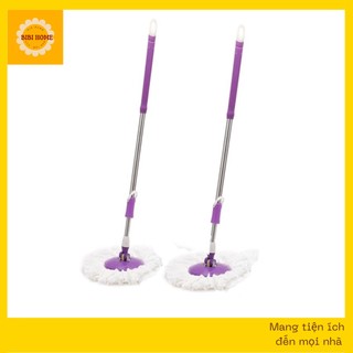 Cây lau nhà tự vắt khô tiện tích 360 độ thông minh, cây gậy lau nhà 360 độ tự xoay vắt nước
