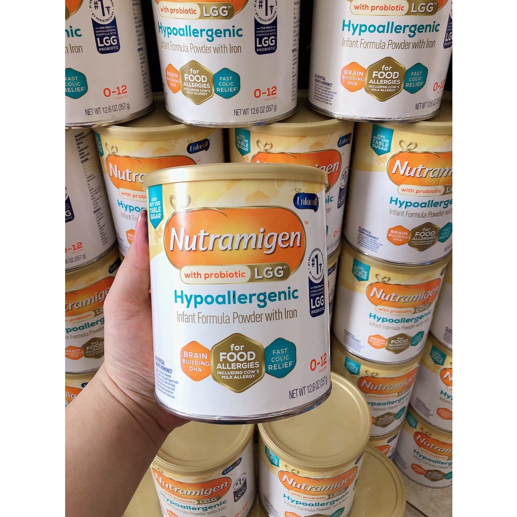 Sữa Nutramigen Mỹ lon 357 gam cho bé dị ứng đạm bò
