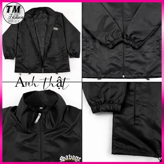 Áo Khoác Dù Mero Local Brand Sabage Jacket Unisex cổ bẻ - Áo Gió Dày 2 Lớp Form Rộng