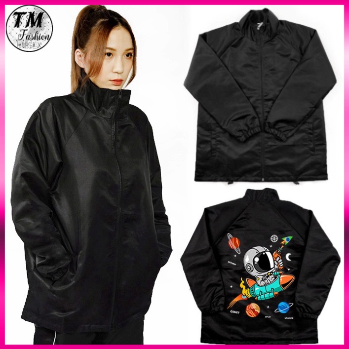Áo Khoác Dù Mero Local Brand Rocket Astronaut Jacket Unisex cổ bẻ - Áo Gió Dày 2 Lớp Form Rộng