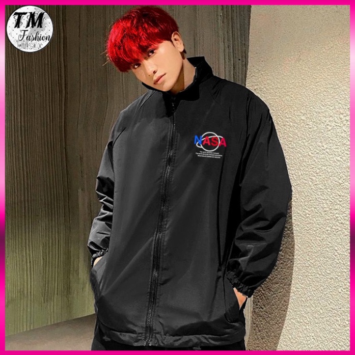 Áo Khoác Dù Mero Local Brand NASA Jacket Unisex cổ bẻ - Áo Gió Dày 2 Lớp Form Rộng