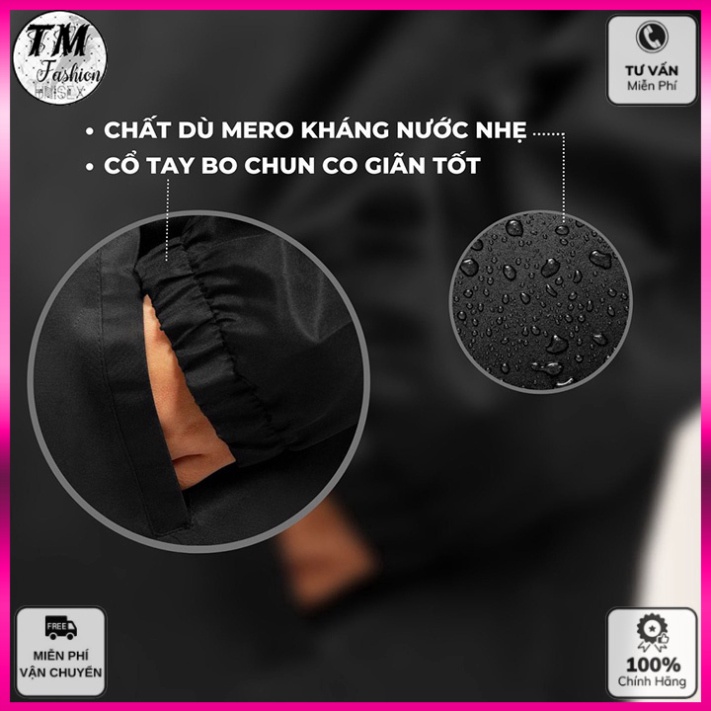 Áo Khoác Dù Mero Local Brand levents Jacket Cổ Bẻ 2 Lớp Form Rộng Unisex