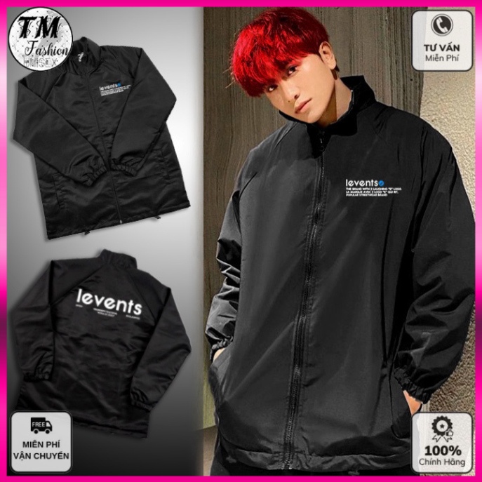 Áo Khoác Dù Mero Local Brand levents Jacket Cổ Bẻ 2 Lớp Form Rộng Unisex