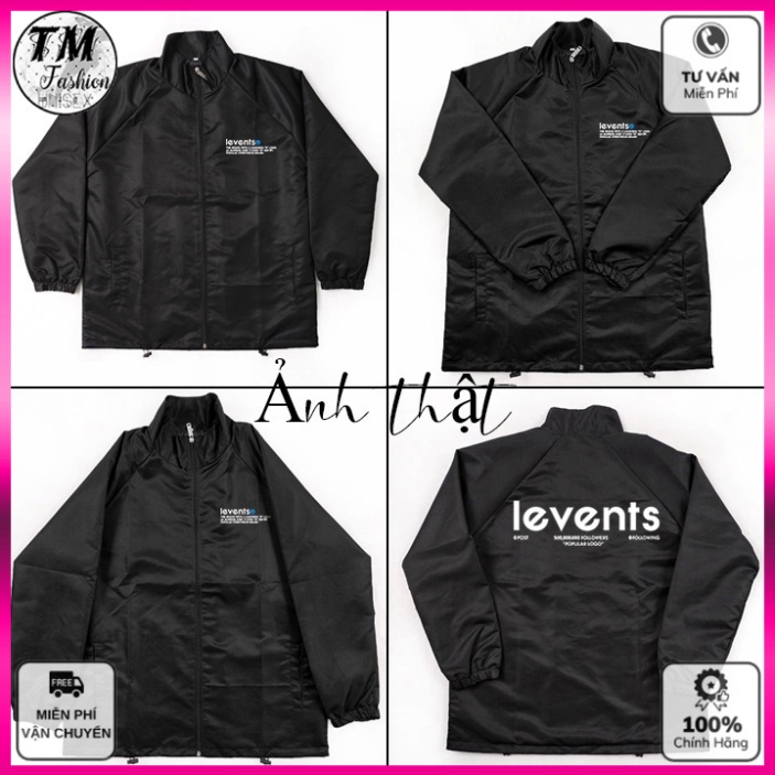 Áo Khoác Dù Mero Local Brand levents Jacket Cổ Bẻ 2 Lớp Form Rộng Unisex