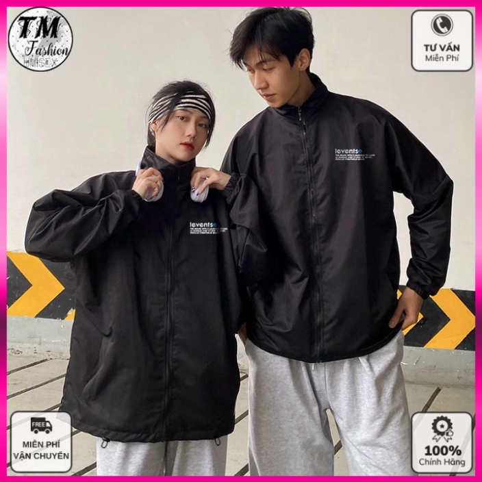 Áo Khoác Dù Mero Local Brand levents Jacket Cổ Bẻ 2 Lớp Form Rộng Unisex
