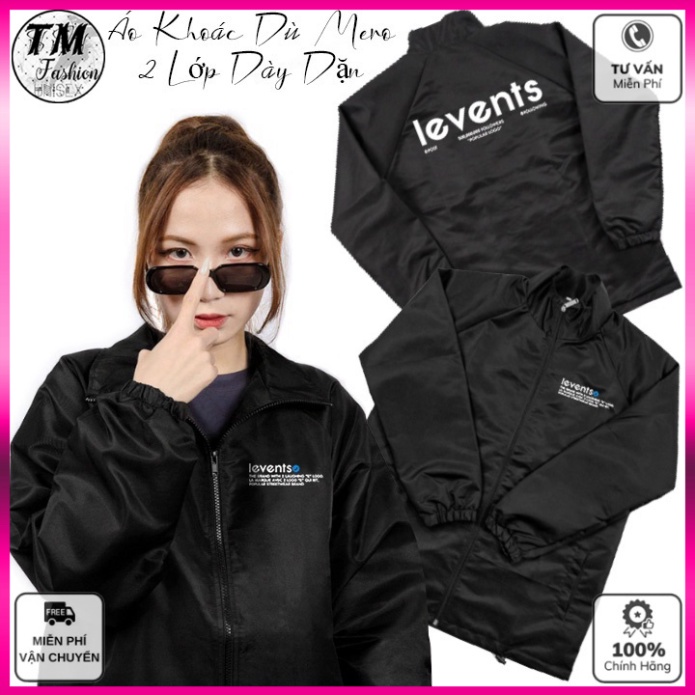 Áo Khoác Dù Mero Local Brand levents Jacket Cổ Bẻ 2 Lớp Form Rộng Unisex