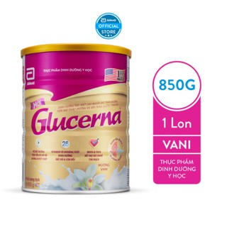 Sữa bột dành cho người bị tiểu đường Glucerna Abbott 850g date mới nhất 2024