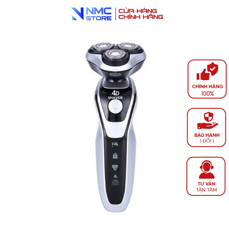 Máy Cạo Râu Đa Năng 3 Lưỡi Kép Rayco Máy Cạo Râu Cạo Sát Êm Sạc Pin Nhanh Chống Nước - NMC Official