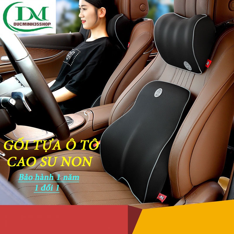 Gối tựa ô tô cao su non cao cấp MIKALA