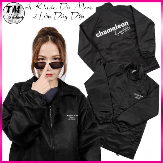 Áo Khoác Dù Mero Local Brand Chameleon Jacket Unisex cổ bẻ - Áo Gió Dày 2 Lớp Form Rộng (D2400L - Kèm Video Ảnh Th