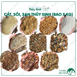   5 Kg  Cát Sỏi Sạn Suối Trải Nền | Trang Trí Hồ Cá Thủy Sinh | 8m2 