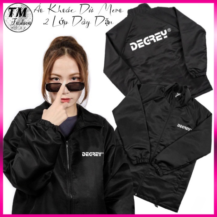 Áo Khoác Dù Mero Local Brand DEGREY Jacket Unisex cổ bẻ - Áo Gió Dày 2 Lớp Form Rộng