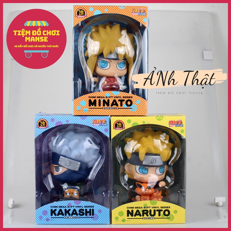 Mô Hình Chibi Cao 17cm Naruto Minato Kakashi - Tiệm Đồ Chơi Manse