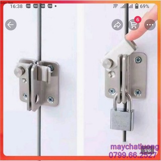 Chốt cửa inox 304 khóa gài cây gạt inox – tiện dụng