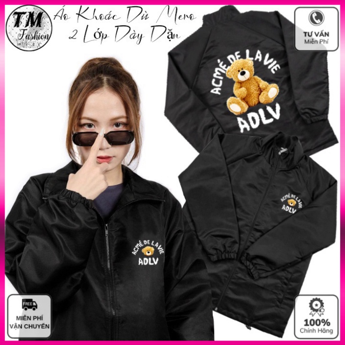 Áo Khoác Dù Mero Local Brand ADV Jacket Unisex cổ bẻ - Áo Gió Dày 2 Lớp Form Rộng