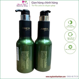 Cặp gội xả phục hồi Sophia Collagen Platinum 500mlx2 ( New 2024 )