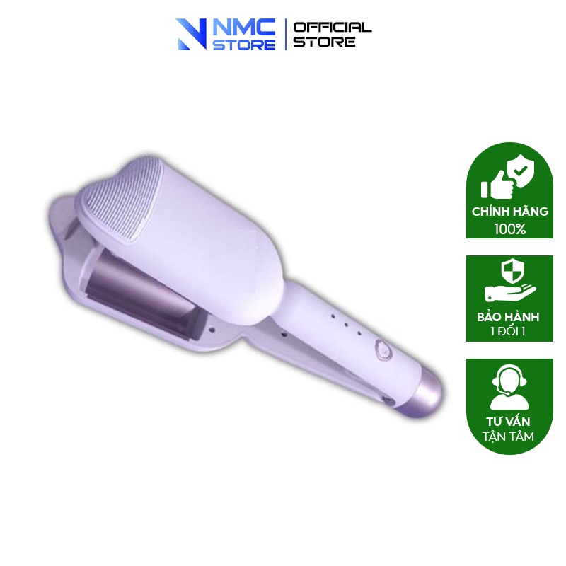 Máy Uốn Tóc Xoăn Sóng Nước 36mm Máy Bấm Tóc Gợn Sóng Bản To Dập Xoăn Hippie Cao Cấp 3 Mức Nhiệt - NMC store