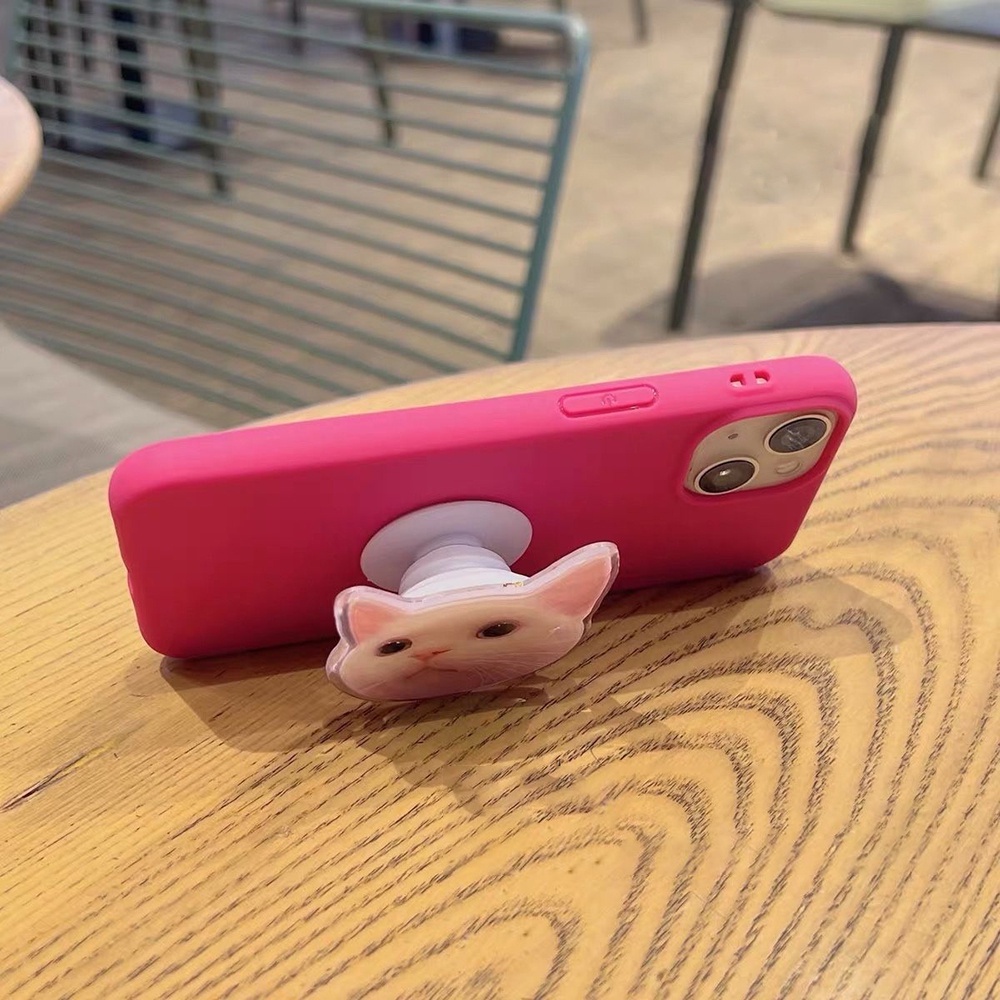 Giá Đỡ Điện Thoại Bằng Nhựa Acrylic Kiểu Dáng Hoạt Hình Dễ Thương-CY