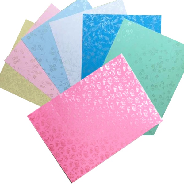 Giấy bìa thơm A4 (mỏng - xấp 250 tờ)