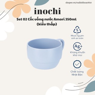 Combo 02 Cốc Uống Nước Inochi 350ml - Kiểu Thấp