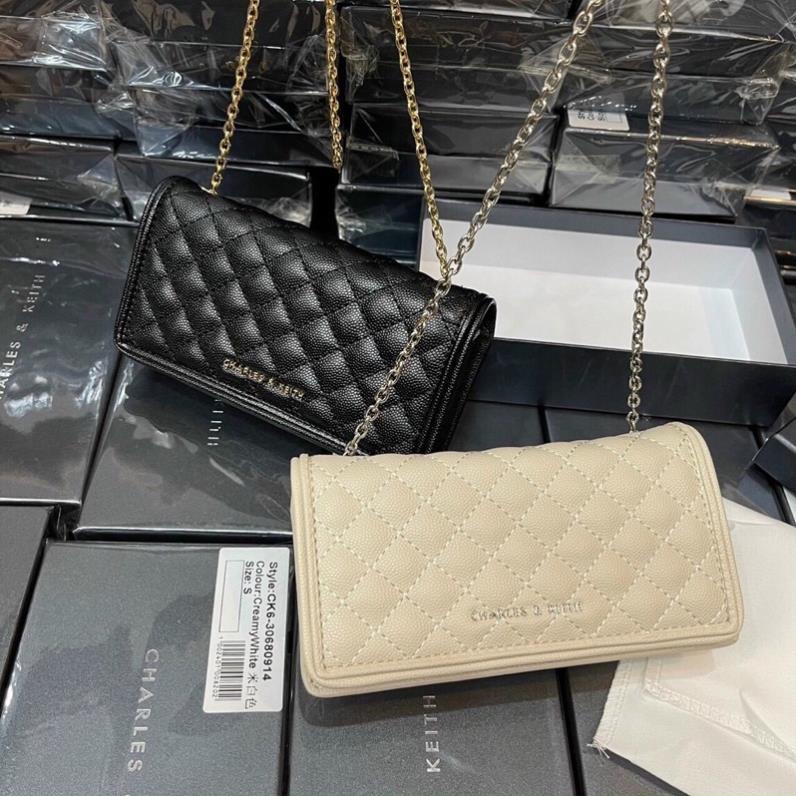 Túi CNK Dáng Ví Có Hộp Tag Mác kèm dây đeo chéo