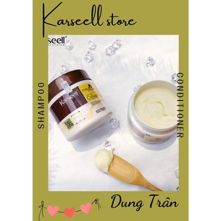 Kem ủ tóc phục hồi tóc hư tổn, khô xơ collagen KARSEELL MACA 500ml dầu hấp tóc dưỡng tóc làm mượt tóc Chính hãng
