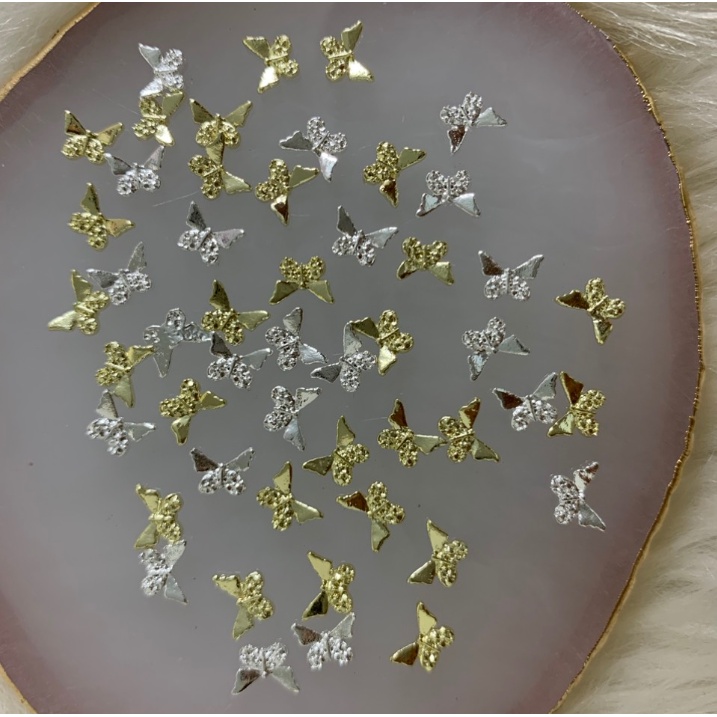 Charm kim loại mix siêu sáng cute phụ kiện làm nail